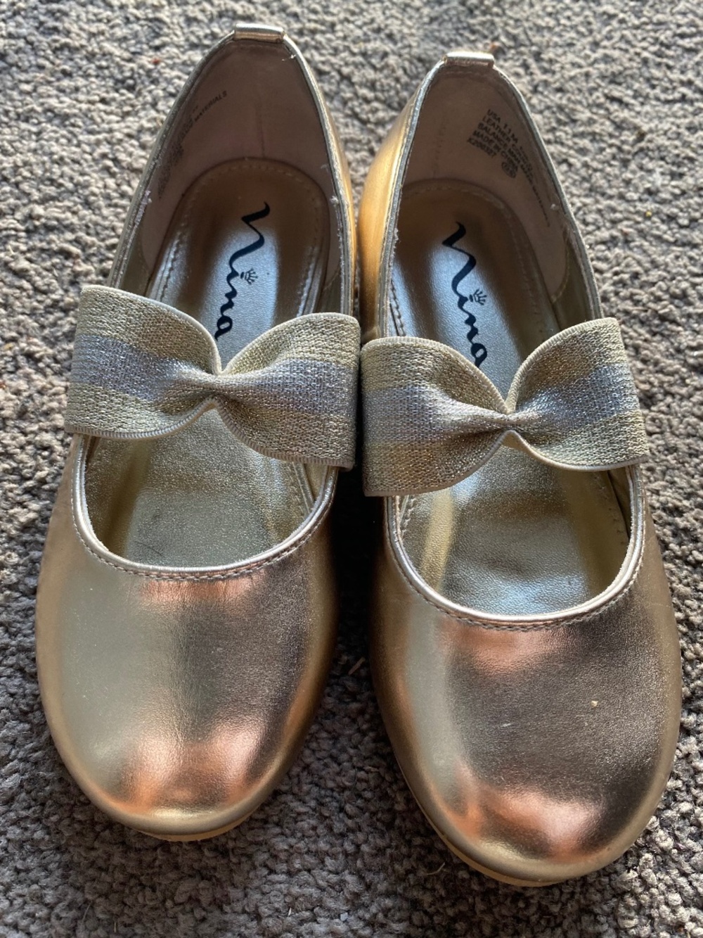💖Little Elle's Closet💖 Nina Gold Shoes - 11US